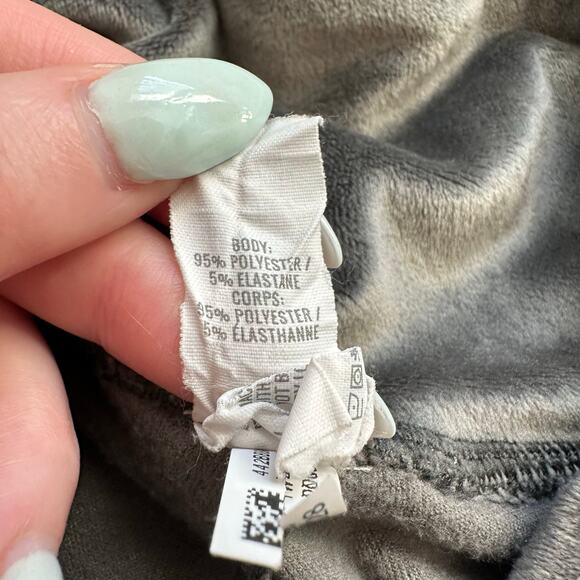 Aerie Offline gray soft velvet leggings size M short - Picture 7 of 11